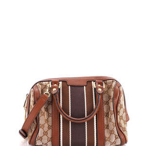 Gucci Small Vintage Web Boston Bag